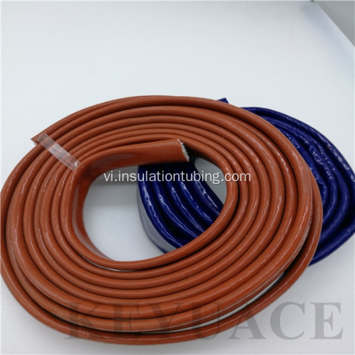 Hiệu suất cao Silicone sợi thủy tinh Hose tay áo bảo vệ